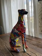 mooi statig street a windhonden beeld graffiti whippet grey, Antiek en Kunst, Ophalen of Verzenden