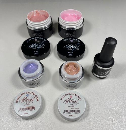Gelly gel, acrygum en rubber topcoat van Abstract, Bijoux, Sacs & Beauté, Beauté | Cosmétiques & Maquillage, Comme neuf, Maquillage