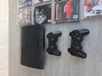Playstation 3 met verschillende spellen en 2 controlers, Ophalen, Zo goed als nieuw
