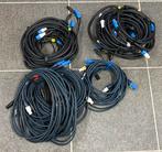 Lot de cables Combi DMX 3 /Powercon Neutrik, Muziek en Instrumenten, Kabels en Stekkers, Ophalen, Zo goed als nieuw