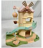 Vintage Calico Critters-Sylvanian Families Speelhuis molen, Ophalen of Verzenden, Zo goed als nieuw, Poppenhuis