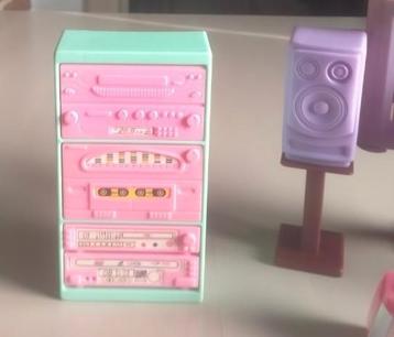 Vintage Tv en stereo-installatie Barbie  beschikbaar voor biedingen