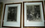 2 oude litho's in lijst uit 1878., Ophalen