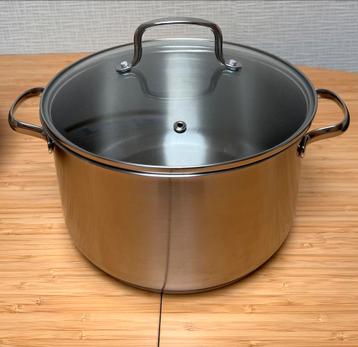 Kookpot met glazen deksel . 5 liter beschikbaar voor biedingen
