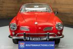 Volkswagen Karmann Ghia Cabriolet 1963 | Route 66 Auctions, 4 zetels, Achterwielaandrijving, Cabriolet, Volkswagen