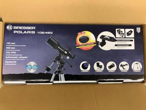 Telescoop Bresser polaris 102/460, Audio, Tv en Foto, Optische apparatuur | Telescopen, Zo goed als nieuw, Lenzentelescoop (refractor)