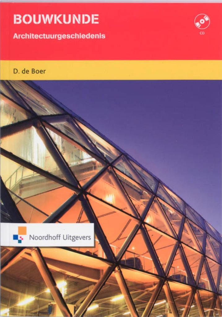 Bouwkunde Architectuur geschiedenis D. de Boer, Boeken, Studieboeken en Cursussen, Nieuw, Niet van toepassing, Beta, Ophalen of Verzenden