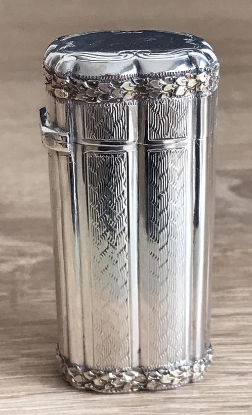 Magnifique Pyrogène en argent, art déco, 1920/1930, France, Antiek en Kunst, Antiek | Zilver en Goud, Zilver