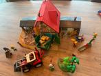 Playmobil boerderij inclusief tractor en scenes, Ophalen, Gebruikt, Los Playmobil