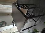 Donkerbruine bartafel, Huis en Inrichting, Tafels | Eettafels, Ophalen, Gebruikt
