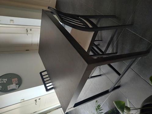 Donkerbruine bartafel, Huis en Inrichting, Tafels | Eettafels, Gebruikt, Ophalen