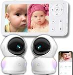 babyfoon met 2 camera's, monitor én app, Ophalen, Zo goed als nieuw, 250 meter of meer, Terugspreekfunctie
