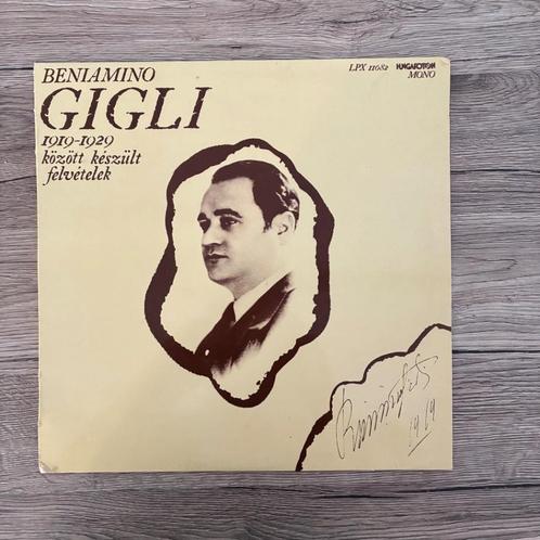 BENJAMINO GIGLI, Cd's en Dvd's, Vinyl | Klassiek, Zo goed als nieuw, Classicisme, Overige formaten, Ophalen of Verzenden