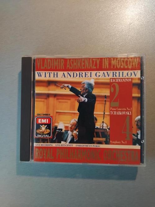 CD. Rachmaninov/Tchaïkovski. (EMI, Ashkénaze)., CD & DVD, CD | Classique, Comme neuf, Enlèvement ou Envoi