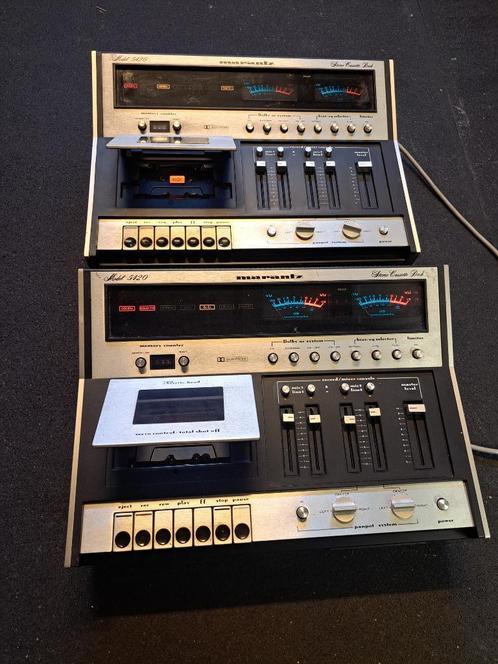 Set Marantz 5420  werkend- 1 voor revisie, Audio, Tv en Foto, Stereoketens, Gebruikt, Cassettedeck, Ophalen of Verzenden