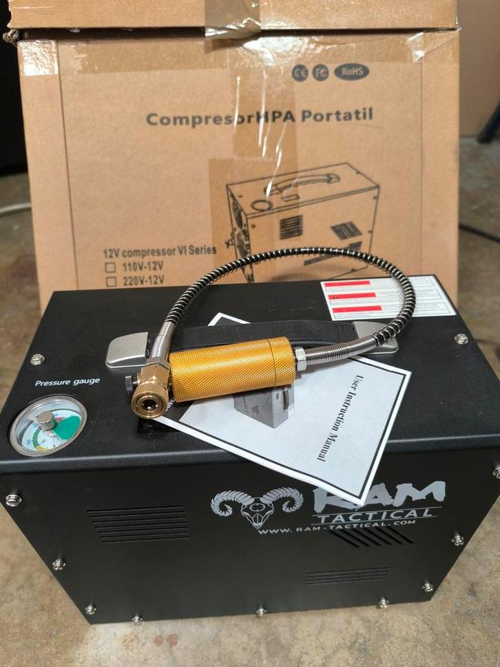 Arme Compresseur PCP 300 Bar 12 /220 v, Hobby & Loisirs créatifs, Hobby & Loisirs Autre, Enlèvement ou Envoi