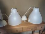 Hanglampen wit, 2 stuks, zo goed als nieuw, Ophalen of Verzenden