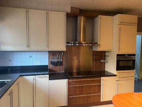 keuken TE KOOP, Huis en Inrichting, Keuken | Complete keukens, Gebruikt, Hoekkeuken, Crème, Graniet of Steen, Ophalen