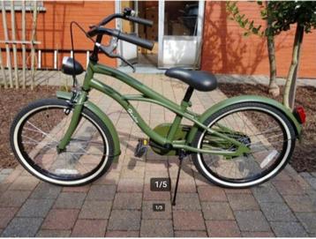 Nogan Harley Kinderfiets 20 inch Leger Groen beschikbaar voor biedingen