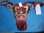 String sexy avec papillon rouge foncé (NOUVEAU), Vêtements | Femmes, Sous-vêtements & Lingerie, Geen merk, Enlèvement ou Envoi