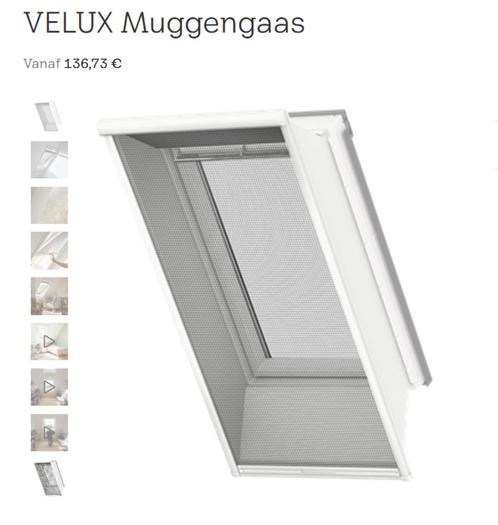 Velux muggengaas, Doe-het-zelf en Bouw, Deuren en Vliegenramen, Nieuw, Overige typen, Minder dan 200 cm, Minder dan 80 cm, Kunststof
