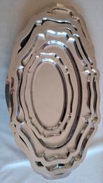 5 inox schalen, Huis en Inrichting, Woonaccessoires | Dienbladen, Ophalen