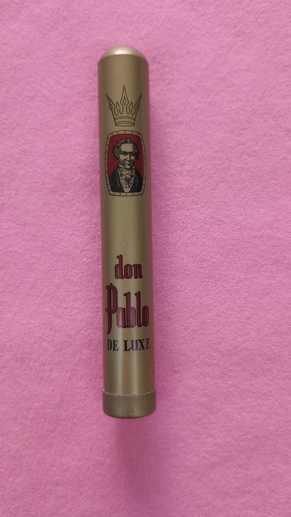 Vintage sigarenkoker Don Pablo de luxe, Verzamelen, Rookartikelen, Aanstekers en Luciferdoosjes, Zo goed als nieuw, Tabaksdoos of Verpakking