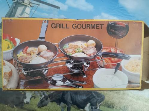 Grill - Gourmetset 2 persoons, Elektronische apparatuur, Gourmetstellen, Nieuw, Minder dan 4 personen, Ophalen of Verzenden
