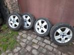 4banden met velgen ford fiesta 195x50r15 in goed staat, Auto-onderdelen, Banden en Velgen, Ophalen of Verzenden, Velg(en)