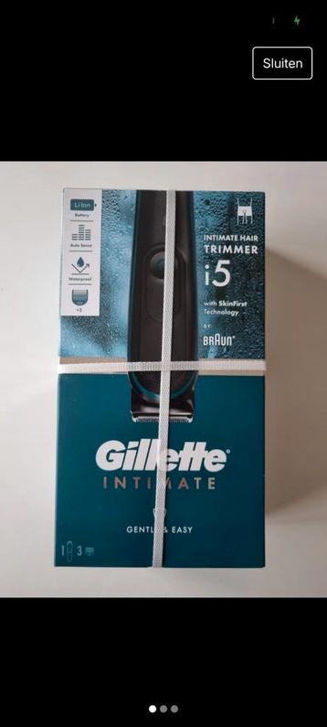 Gillette intimate scheerapparaat en trimmer