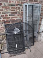 Twee chinchilla/vogel/fret kooien, Dieren en Toebehoren, Ophalen, Gebruikt, Metaal, Vogelkooi