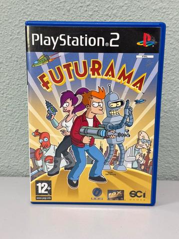 Sony playstation 2 ps2 Futurama spel game Als nieuw krasvrij beschikbaar voor biedingen
