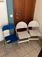 3 plooistoelen/ vouwstoelen, Ophalen, Zo goed als nieuw