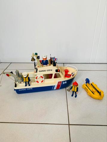 Playmobil Bateau des garde-côte - vintage disponible aux enchères