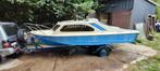 Op te knappen plezierbootje zonder motor inclusief trailer, Watersport en Boten, Speedboten, Ophalen, Geen motor, Gebruikt, 3 tot 6 meter