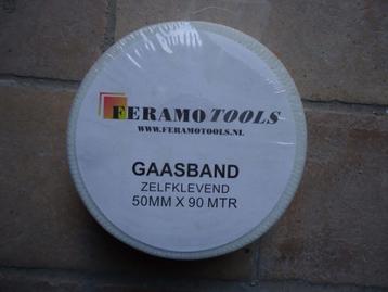 Zelfklevend gaasband Feramotools 50mm 90m gyproc gipsplaten. beschikbaar voor biedingen