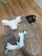 Yamaha Aerox Stuurkappen SET NIEUW Wit Carbon, Enlèvement, Capot