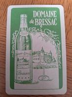 Oude speelkaart likeuren cognac Domaine de Bressac, Verzamelen, Ophalen of Verzenden, Zo goed als nieuw