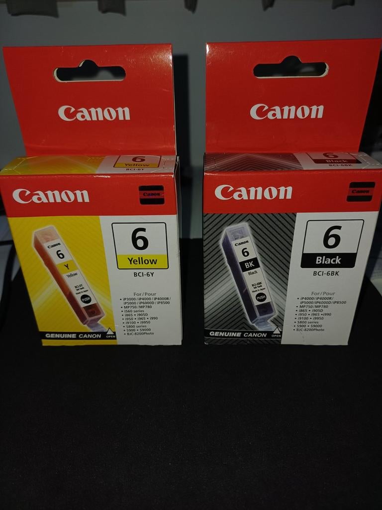 Cartouche d'encre noire et jaune (prix global), Enlèvement