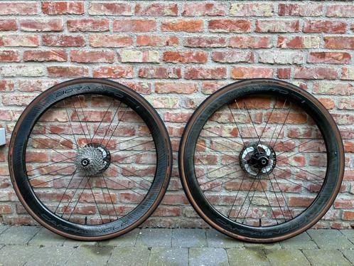 Campagnolo Bora WTO 45 disc wielset in perfecte staat!, Fietsen en Brommers, Fietsonderdelen, Zo goed als nieuw, Racefiets, Stuur