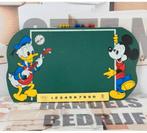 1990 Disney leisteen schoolbord klok telraam krijtbord XL, Verzamelen, Ophalen of Verzenden, Donald Duck, Gebruikt