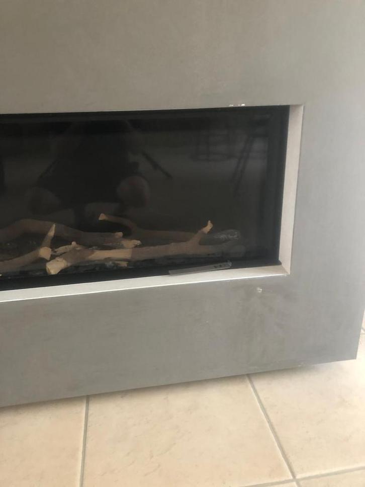 Te koop: M-Design LUNA 1150 H Gold gashaard., Huis en Inrichting, Haarden, Nieuw, Gashaard, Ophalen