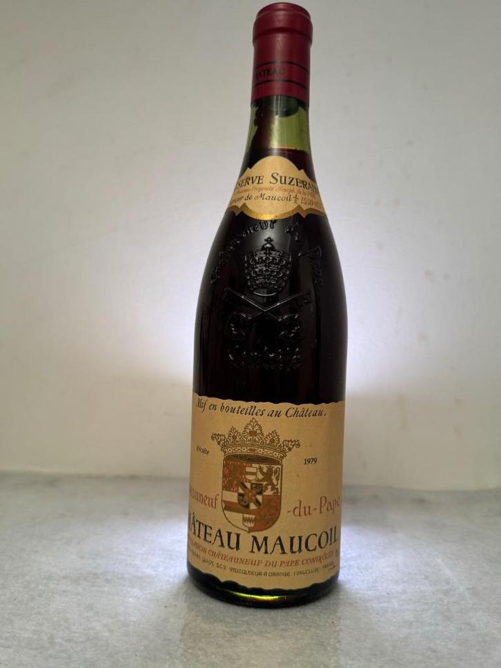 Châteauneuf-du-Pape wijn 1979, Verzamelen, Wijnen, Zo goed als nieuw, Rode wijn, Frankrijk, Vol, Ophalen