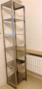 Stellingkast Ikea in rvs/chroom, Ophalen, Gebruikt