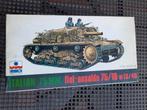 FIAT-ANSALDO 75/18 ITALIAN 75mm TANK kit *NEW*, Nieuw, Ophalen, Tank
