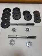 Dumbelset metaal, Ophalen of Verzenden, Gebruikt