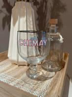Chimay trappistglas met blauw logo, Ophalen of Verzenden, Zo goed als nieuw