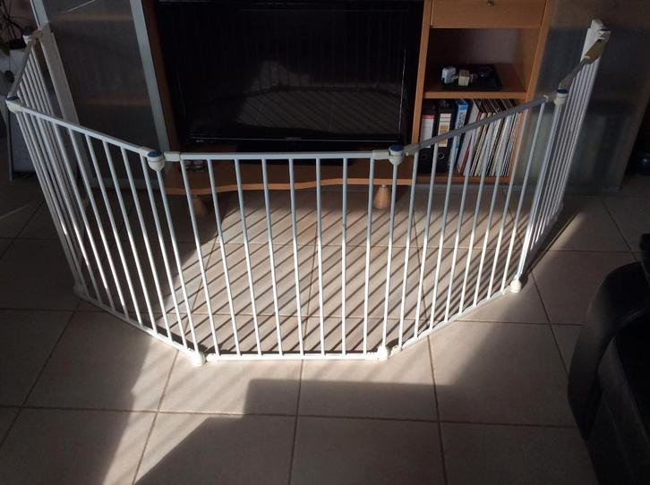 Clôture de sécurité à 5 panneaux, jusqu'à 321 cm,, Enfants & Bébés, Barrières, Enlèvement ou Envoi