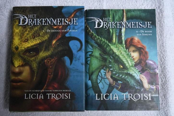 Het drakenmeisje - deel 1 + 2, Boeken, Kinderboeken | Jeugd | 13 jaar en ouder, Nieuw, Fictie, Ophalen