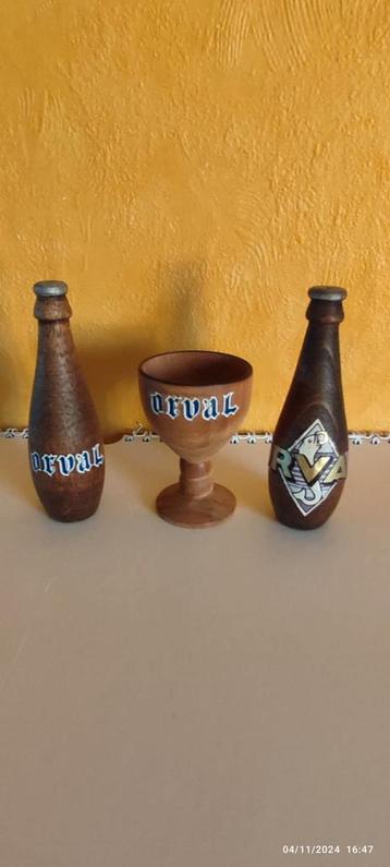 Minis objets artisanaux trappiste ORVAL . disponible aux enchères